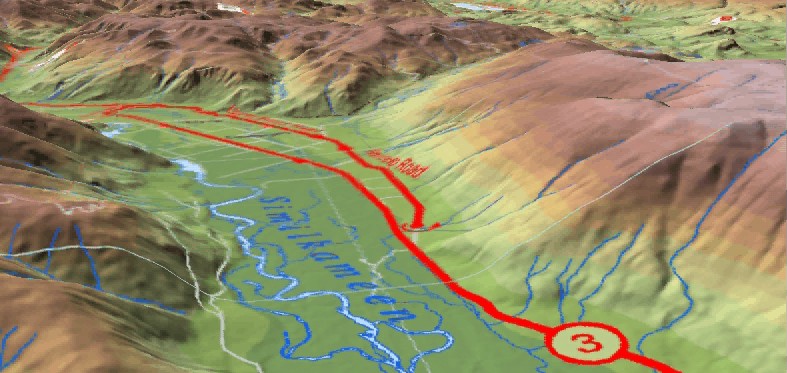 Keremeos to Penticton (click to launch)
